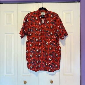 RSVLTS Grills Chills & Bills KUNUFLEX Short Sleeve Shirt Mens XXL